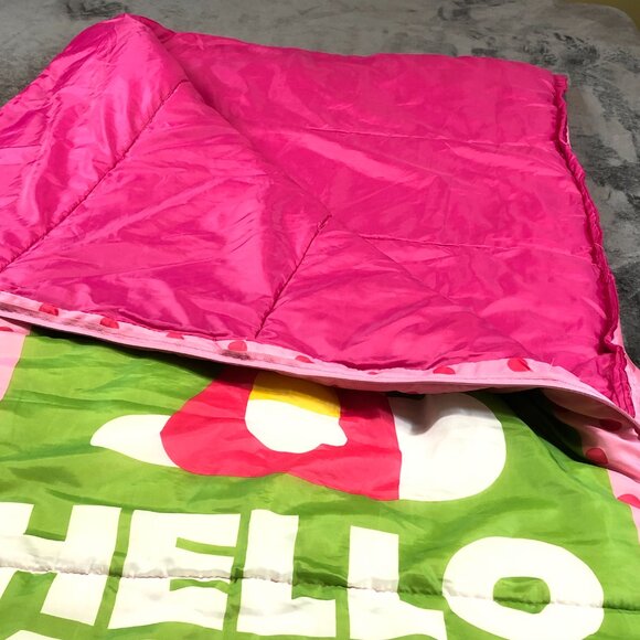 2013 HELLO KITTY Child Sleeping Bag 54" x 27" SANRIO Whimsical Cat Character - Picture 4 of 16